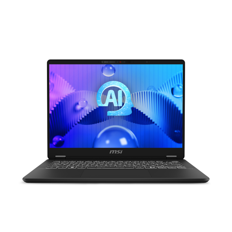 The Prestige 14 AI Studio C1U is MSI's thin and light productivity laptop, featuring an Intel Ultra 5 processor and an NVIDIA RTX Studio laptop GPU. Built with a solid magnesium alloy chassis, this laptop is perfect for video editing and light gaming on-the-go