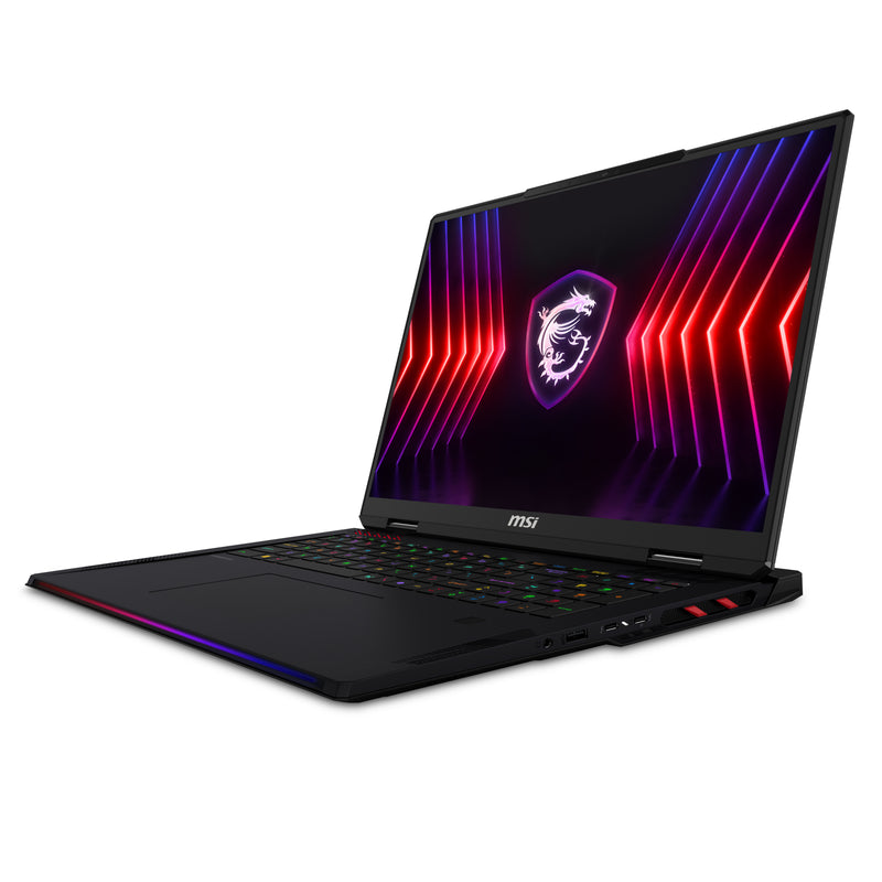 MSI Raider 18 HX is MSI's 2024 latest lineup of gaming laptop. A brand new all new refresh design equipped with intel HX processor, NVIDIA RTX 40 series laptop gpu and AI built-in. cutting-edge specifications, it delivers immense gaming power that is sure to boost your potential at light speed.