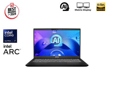 Modern 15 H AI is MSI latest business laptop equipped with AI. Slim, powerful, and smarter - Modern 15 H AI C1M is the best companion you need to pursue your passions in both work and play.