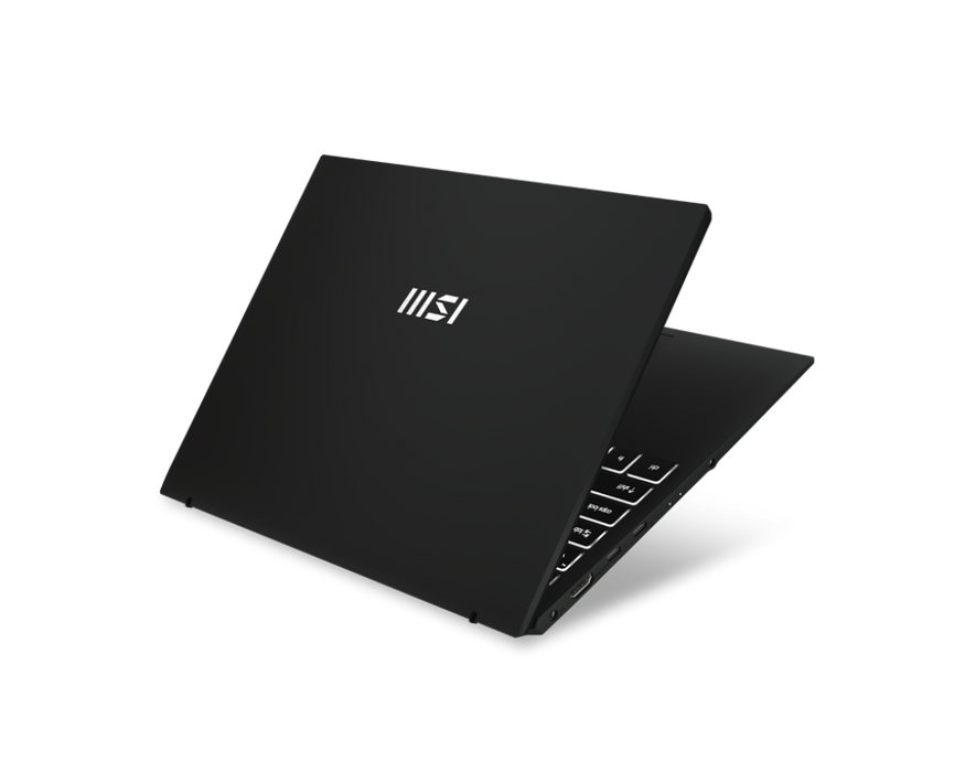 Prestige 13EVO laptop is MSI's lightest producitivty laptop at 990g, 16.9mm thin, equipped with latest intel 13th gen processor. It also has tobii aware technology for more privacy and security.